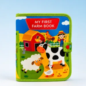 My First Farm Book — Montessori Felt Activity Book