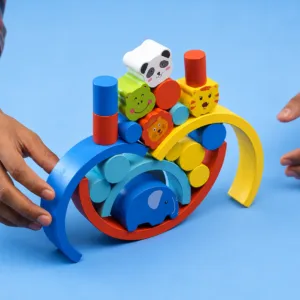 Wooden Balanced Rainbow Block